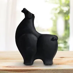 Buy Horse Statue, Abstract, Modern Ceramic Creative Geometric Crafts Animal • 28.51£