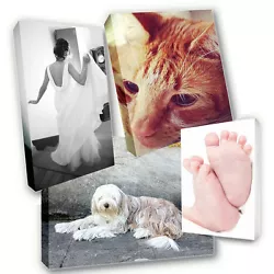 Buy Personalised Canvas Printing - Your Photo Picture Image Printed & Box Framed • 5.99£