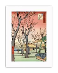 Buy Japanese Woodblock Cherry Blossom Tree Park New Painting Canvas Art Print • 13.99£