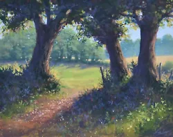 Buy John Silver Original Acrylic Painting Woodland Trees Countryside Landscape Art • 109£