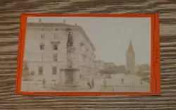 Buy CDV Photo Around 1880 +++ LINDAU - Hotel BAVIERE & Monument MAXIMILIAN II V. Bavaria ++ • 7.71£