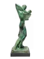 Buy Art Deco Bronze Figurine Of Mother & Child By Antonio De Filippo • 6,305.10£