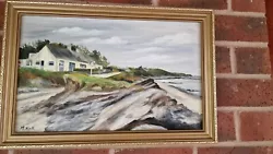 Buy Original Margaret Hall Framed Oil Painting. Gorad. Anglesey  • 200£