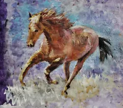 Buy ANDRE DLUHOS Horse Equine Equestrian Western Original Art Acrylic Painting • 240.97£