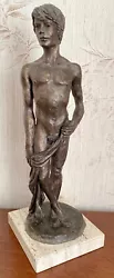 Buy Neil Godfrey  Bronze Resin Nude Figure Dated 1988 Gay Erotic. Ballet Dancer  • 400£