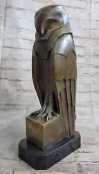 Buy Large Hot Cast Indoor Outdoor Garden Owl Bird Bronze Sculpture Statue Figurine • 377.05£