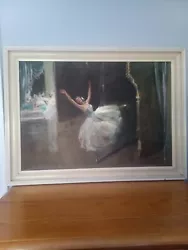 Buy Giordano Giovanetti Italian Oil On Canvas Board C1906-1973 Ballerina On Stage • 3,250£