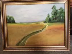 Buy Vintage Original Landscape Oil On Board Painting Signed ME • 26.95£