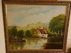 Buy Vintage Oil Painting Framed Local Artist  • 55£