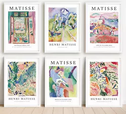 Buy Matisse Water Colour Painting Print Vintage Set Wall Art Gift Home A4 A3 • 3.99£