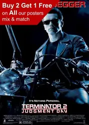 Buy Terminator 2 Judgement Day Movie Poster A5 A4 A3 A2 A1 • 15.99£
