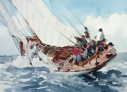 Buy 0148 The Seafarers - Sailing Yachting Boats Maritime Seascape Ken Hayes • 15.99£