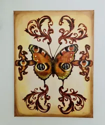 Buy Mixed Media Painting On Canvas Original Butterfly Modern Art Contemporary Artwor • 5£