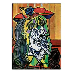 Buy A1534 Pure Handpainted Oil Painting Picasso Abstract People Art Copy On Canvas • 32.45£