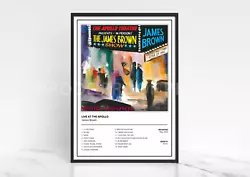 Buy James Brown Live At The Apollo Album Single Cover Poster / Music Gift • 8£