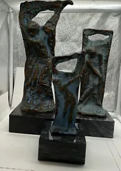 Buy Bronze Golf Golfer Art Sculptures By Sheridan Very Rare All 3 Together 🔥 • 188.63£