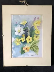 Buy Watercolour-Spring Flowers-Signed • 15£