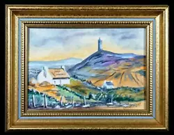 Buy Original Irish Art Oil Painting Scrabo Tower County Down N. Ireland Signed • 39.99£