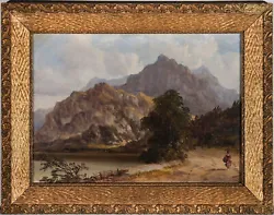 Buy Circle Of David Cox Jnr. (1809-1885) - Framed 19th Century Oil, Craggy Landscape • 341£