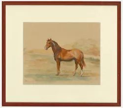 Buy Framed 20th Century Watercolour - Portrait Of Diamond • 173£