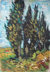 Buy Rare Fine Unique Landscape Painting, Signed Vincent Van Gogh, W COA • 708.75£