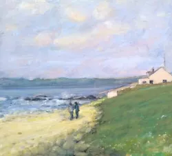 Buy Unframed Oil On Board Landscape Painting Blackwater Shore Drumadoon Cottage  • 44.99£