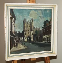Buy STANLEY ORCHART (1920-2005) Original 1960 Oil Painting Of Micklegate, York City • 345£