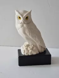 Buy Vintage Alabaster Owl Sculpture, Signed Giannelli Italy • 79£