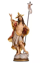 Buy Jesus Resurrection Statue Wood Carving • 12,678.27£