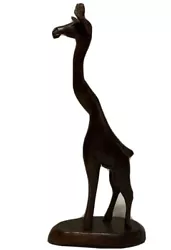 Buy Carved Wooden Giraffe Statue • 31.42£