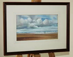Buy M BOOTH (Contemporary) Original Pastel Painting Of Figures On An Expansive Beach • 195£