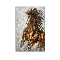 Buy Modern Hand-painted Oil Painting Animal Horse 90cm Unframed • 31.98£