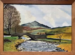 Buy John Kyffin Williams Style Of After Original Vintage Oil On Board Painting Welsh • 395£