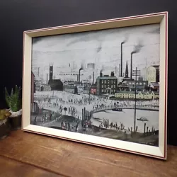 Buy L S Lowry Framed Print Vintage Painting Art Used An Industrial Town Wall 1944 • 24£