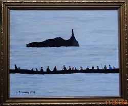 Buy Original Painting After L.s. Lowry  Fishing  Framed • 18£