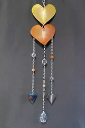 Buy Brass & Copper Hearts Mobile By Succulent Metals Welded Artistry • 41.34£
