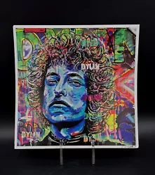 Buy Bob Dylan Digital Art Print Signed Pop Colorful Graffiti 12  X 12  • 27£