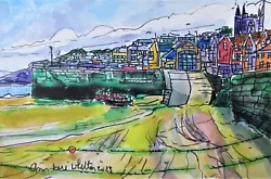 Buy Original Watercolour Painting St Ives View Cornwall No 4 • 25£