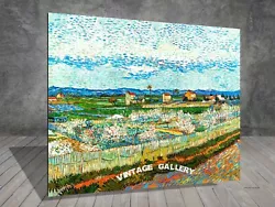 Buy Van Gogh Peach Blossom In The Crau LANDSCAPE CANVAS PAINTING ART PRINT 694  • 3.96£