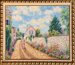 Buy Diane Monet, Peaceful Stroll, Oil On Canvas, Signed • 2,391£