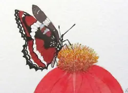 Buy Aceo, Butterfly, Original, Miniature, Watercolor,Painting, Contemporary,Wildlife • 5£