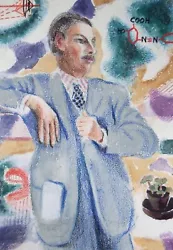 Buy Original Watercolour & Pastel, 'Standing Figure', James Wood (1889-1975) • 44£