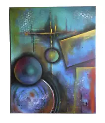 Buy Contemporary Original Modern Abstract Galaxy Painting Art By Rain Crow • 165.88£