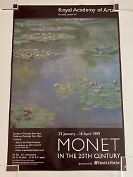 Buy Original - Monet In The 20th Century Exhibition Poster - Royal Academy Of Arts # • 25£