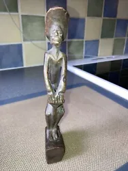 Buy Vintage Wooden Hand Carved. Sculpture 10 Inches • 7£