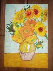 Buy Vincent Van Gogh  (Handmade)  Oil Painting On Canvas Signed & Stamped 44.5x30 Cm • 385.87£