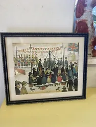 Buy L.S Lowry Laying A Foundation Framed Print. • 34£