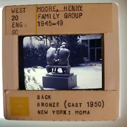 Buy Henry Moore Family Group (Back) 1945-49 Sculpture 35mm Glass Slide • 18.90£