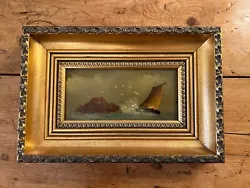 Buy Small Decorative Gilt Framed Oil On Board • 21£
