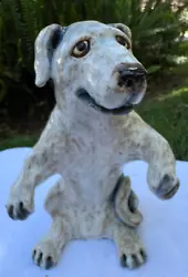 Buy VTG 80's Geraldine  Jera  Corbett Dog Art Pottery Sculpture Adorable Rare Unique • 103.33£
